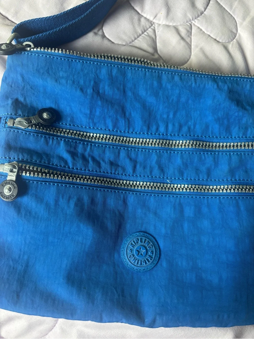 Kipling Alvar Blue Cross Body Bag